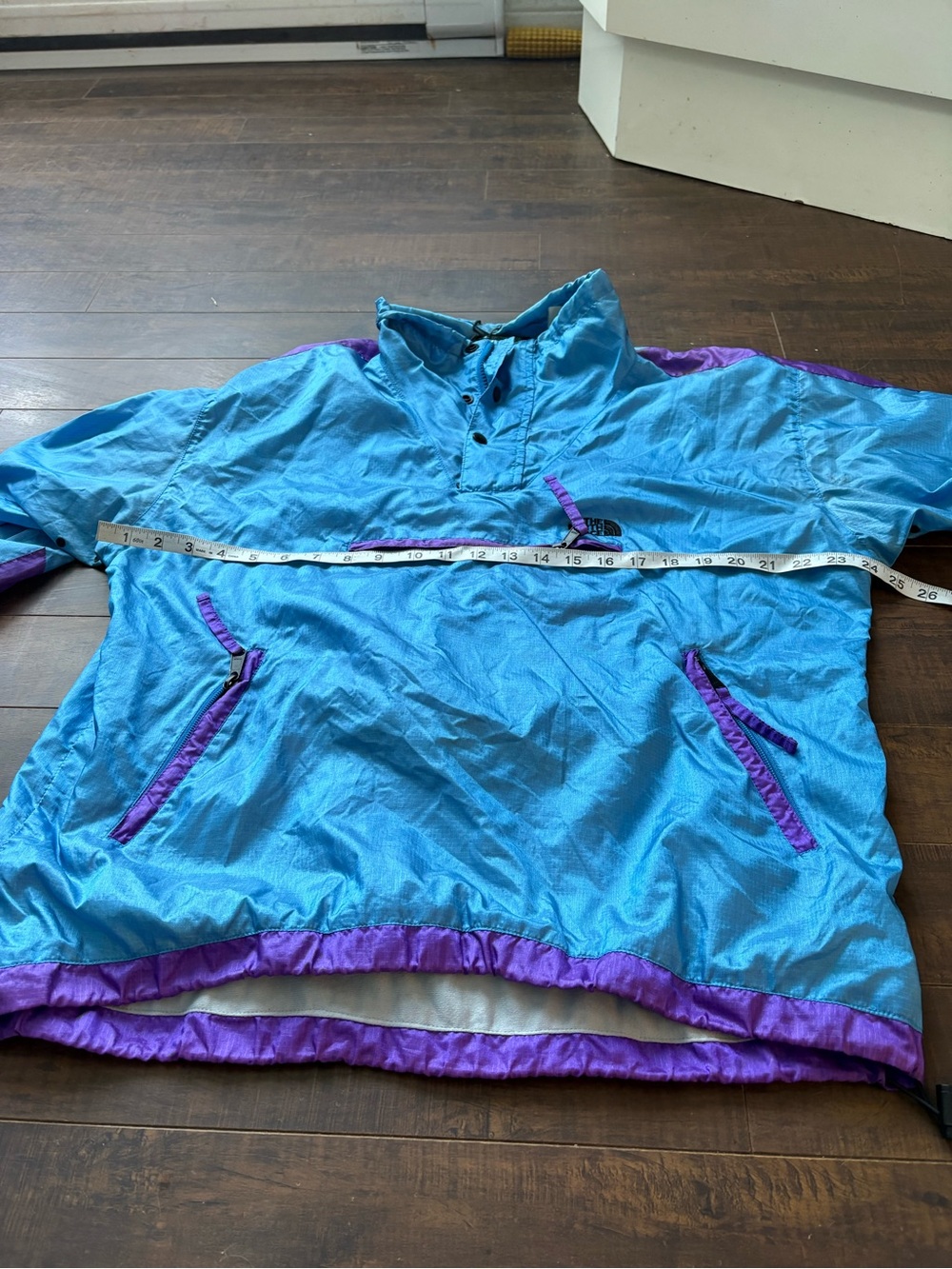 The North Face vintage streetwear Y2K Colour block lightweight Windbreaker - Picture 7 of 10